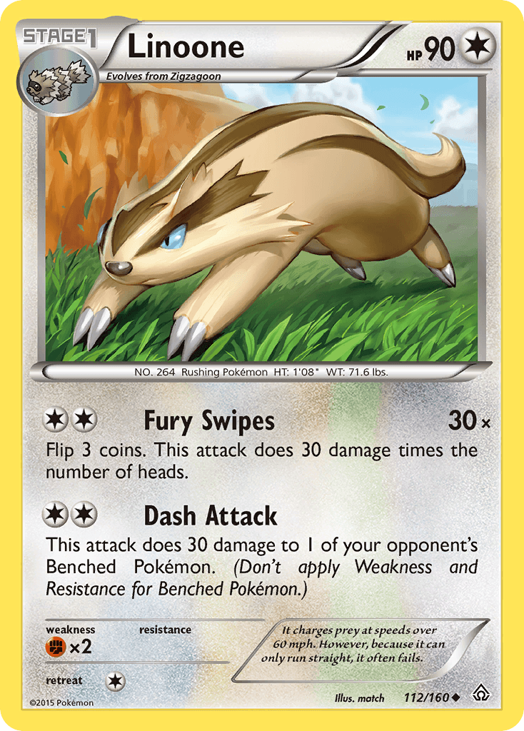 Linoone Primal Clash card