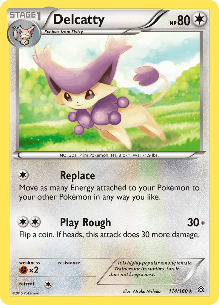 Delcatty Primal Clash card