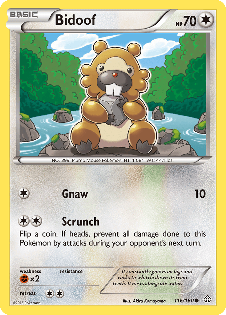 Bidoof Primal Clash card
