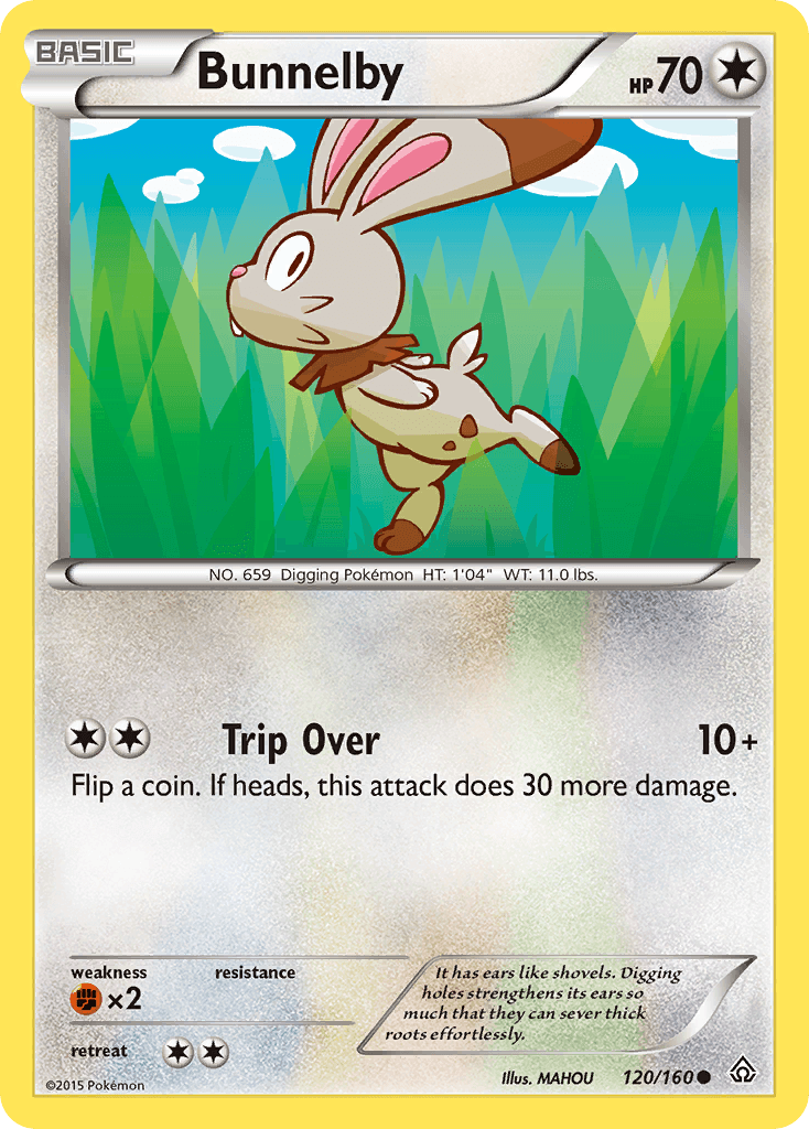 Bunnelby Primal Clash card