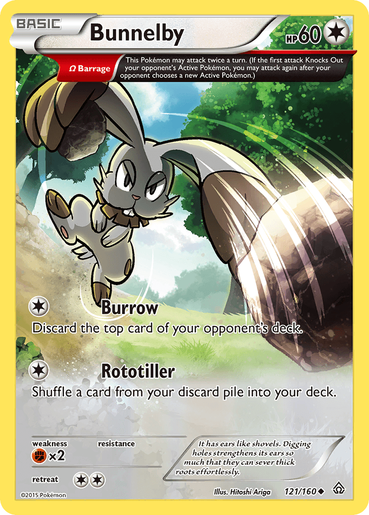 Bunnelby Primal Clash card