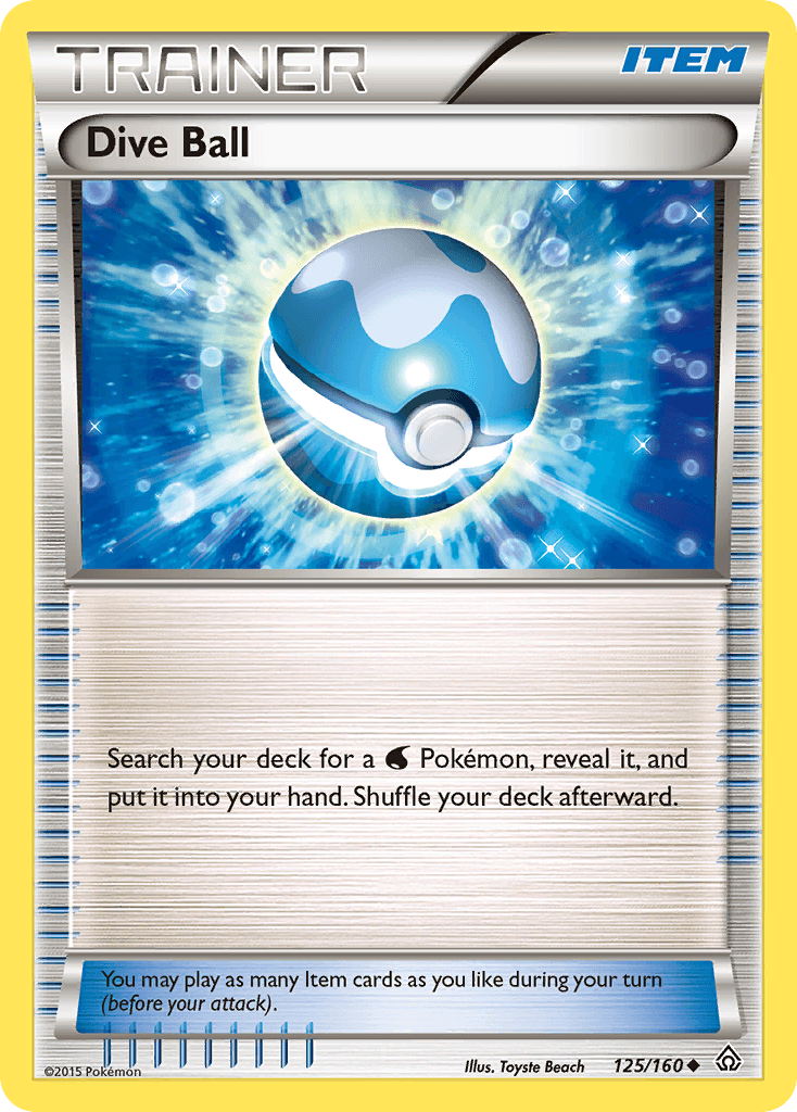 Dive Ball Primal Clash card