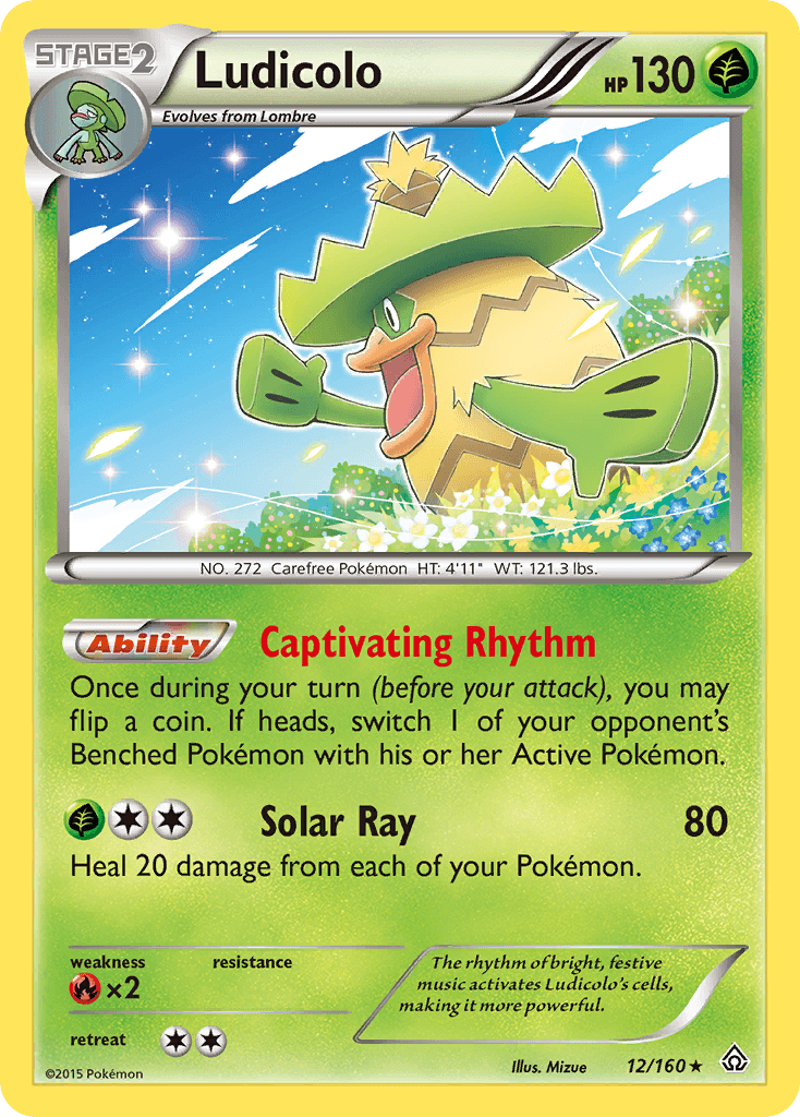 Ludicolo Primal Clash card
