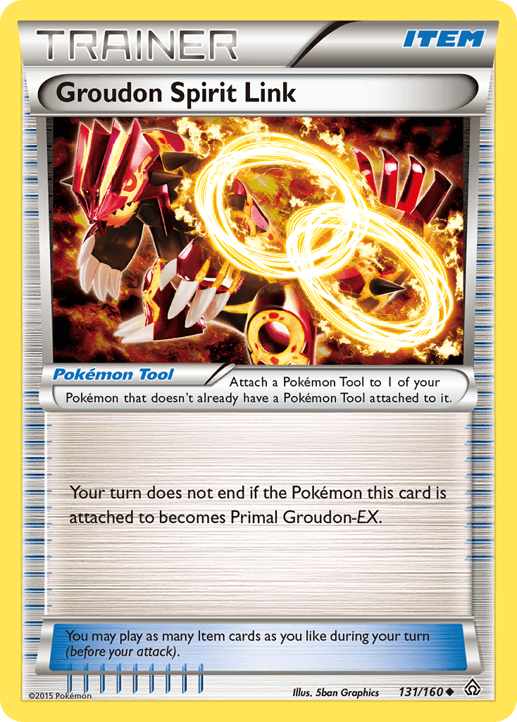 Groudon Spirit Link Primal Clash card