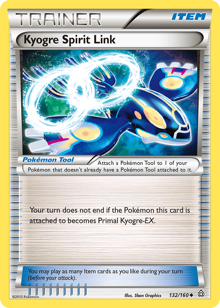 Kyogre Spirit Link Primal Clash card