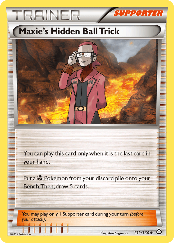Maxie's Hidden Ball Trick Primal Clash card