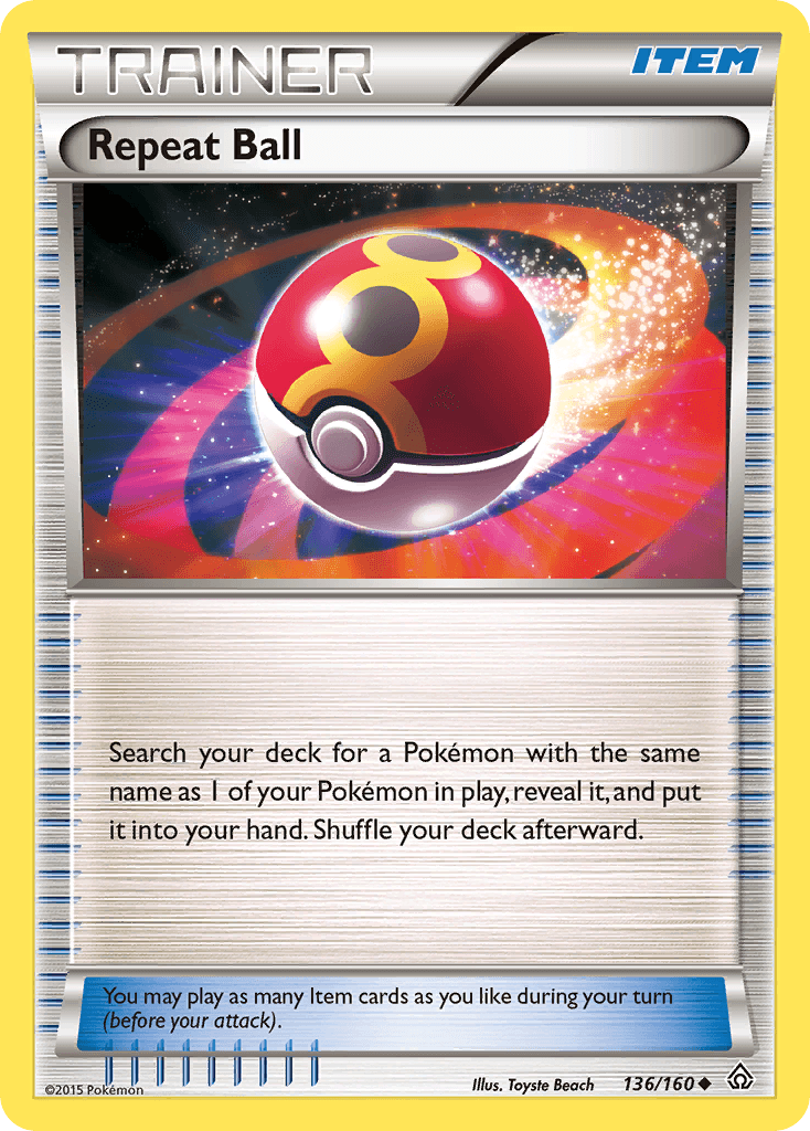 Repeat Ball Primal Clash card