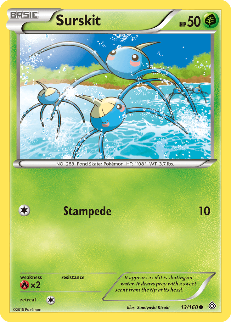 Surskit 宝可梦 card