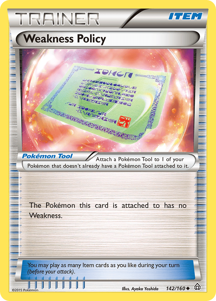 Weakness Policy Primal Clash card