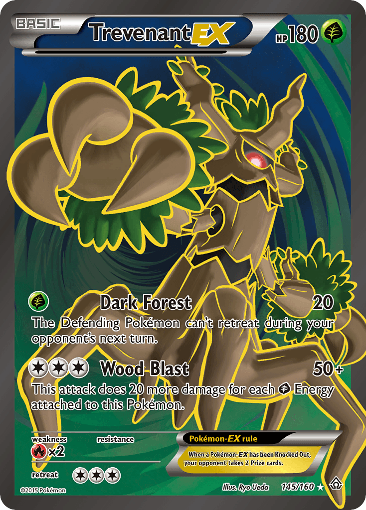 Trevenant-EX Primal Clash card