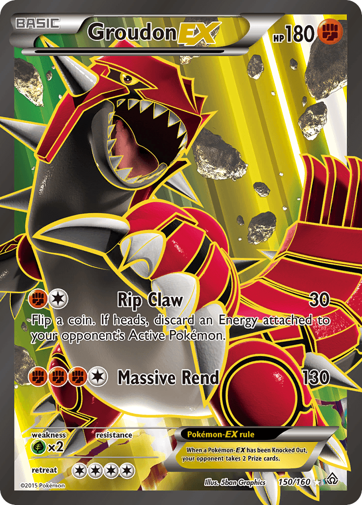 Groudon-EX Primal Clash card