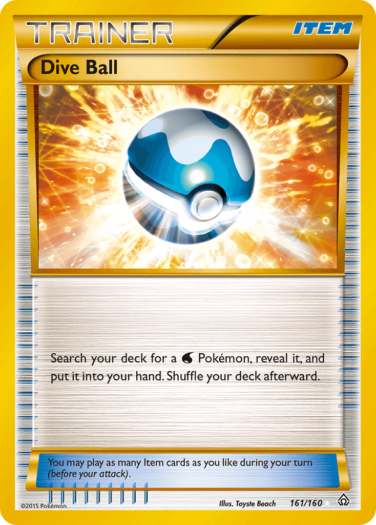Dive Ball Primal Clash card