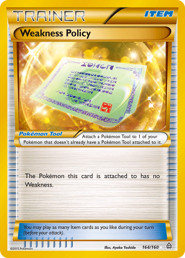 Weakness Policy Primal Clash card