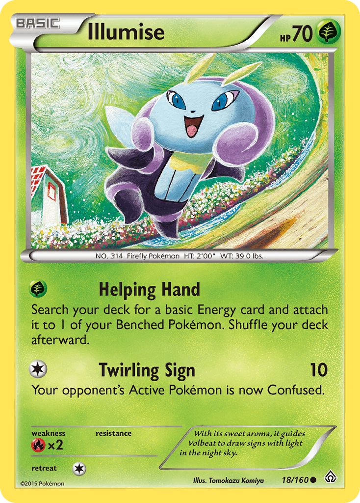 Illumise Primal Clash card