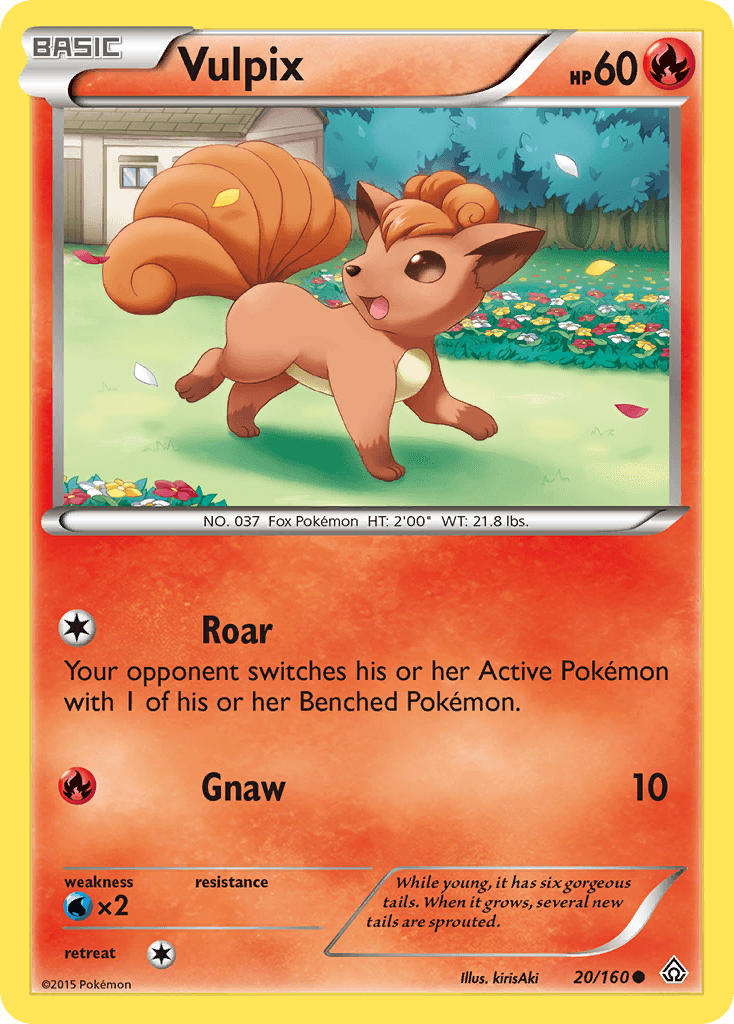 Vulpix Primal Clash card