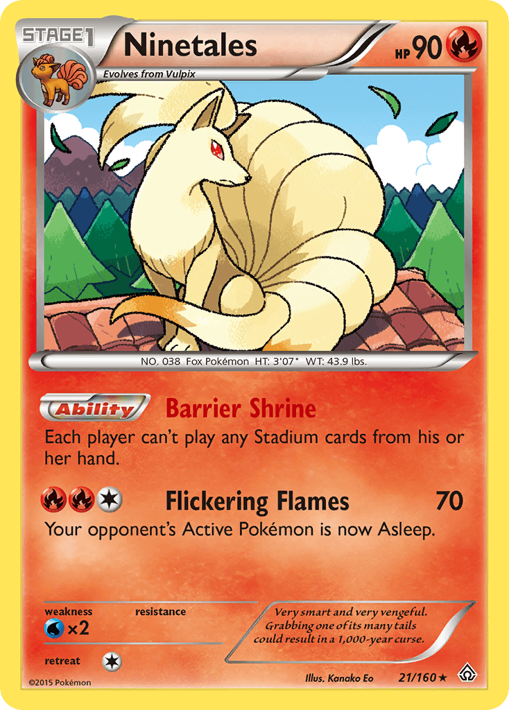 Ninetales Primal Clash card