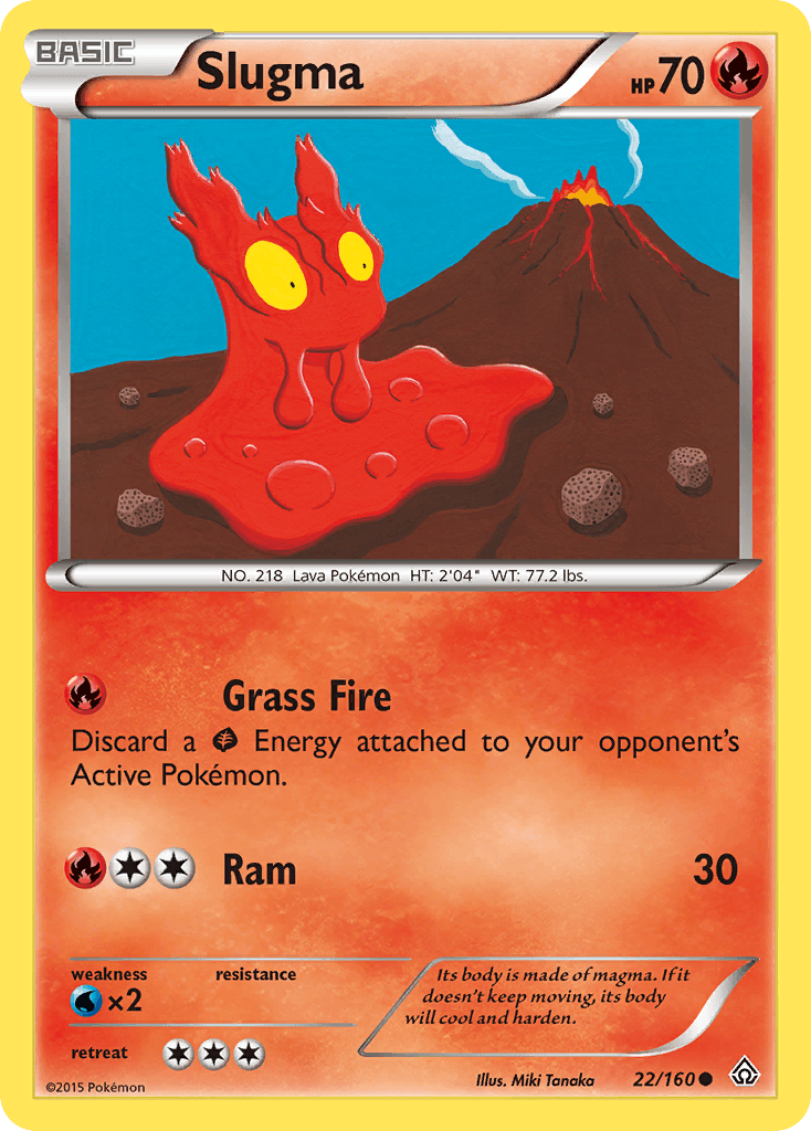Slugma Primal Clash card