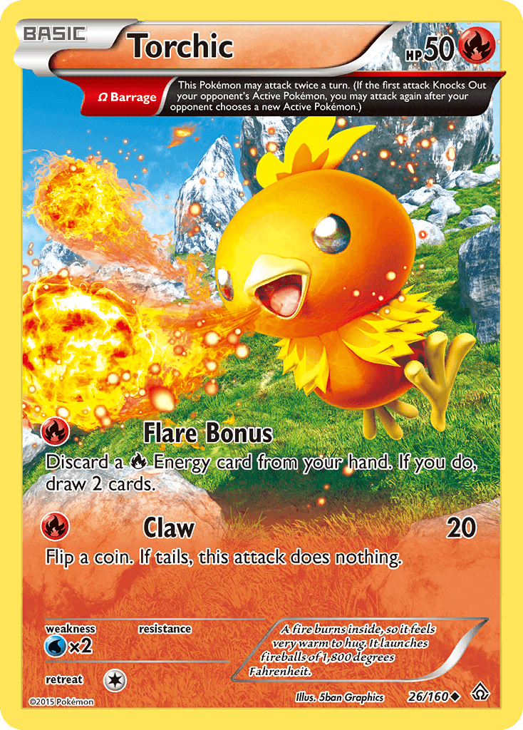 Torchic Primal Clash card