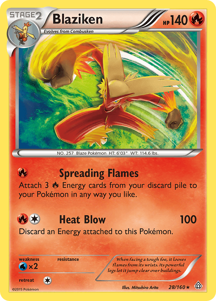 Blaziken Primal Clash card