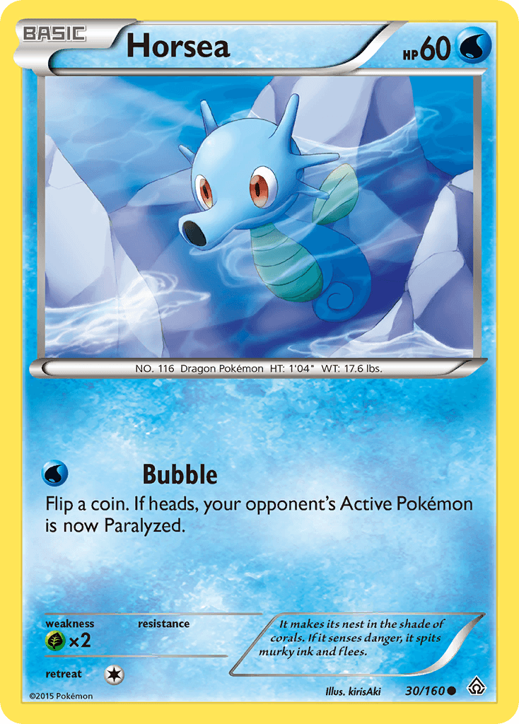 Horsea Primal Clash card