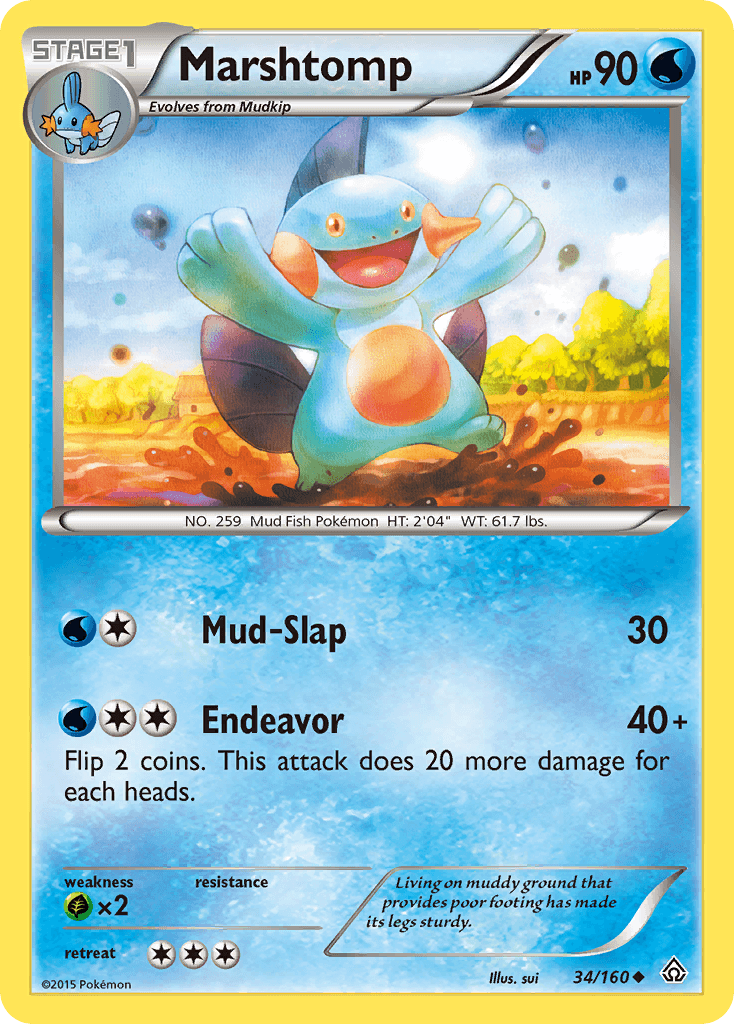 Marshtomp Primal Clash card