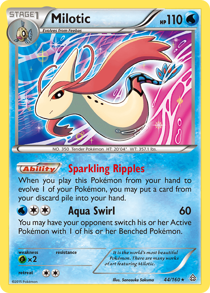 Milotic Primal Clash card
