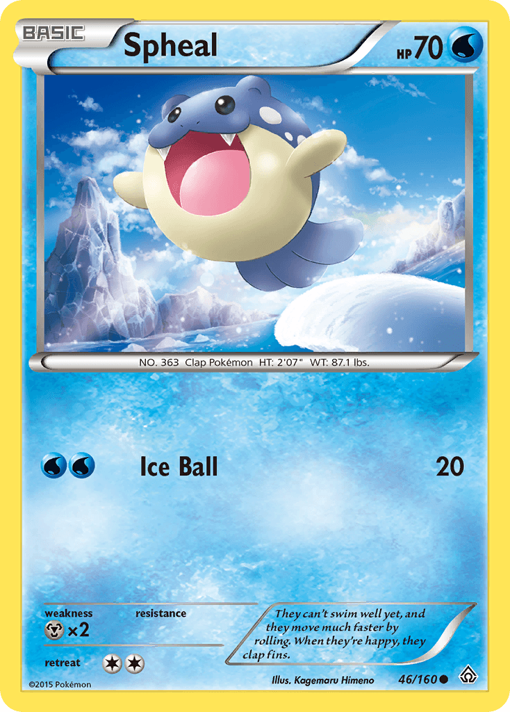 Spheal Primal Clash card