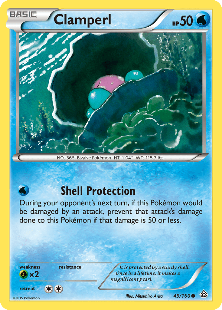 Clamperl Primal Clash card