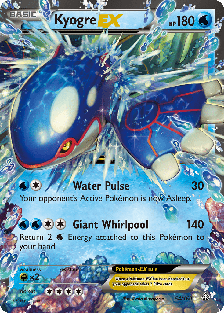 Kyogre-EX Primal Clash card