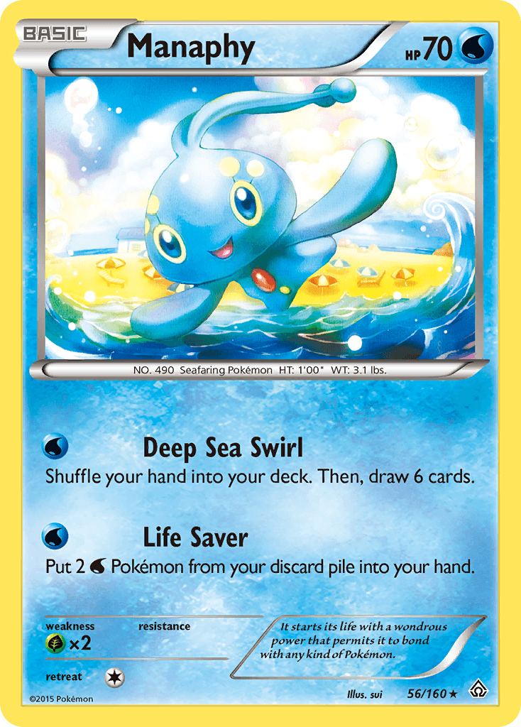 Manaphy Primal Clash card