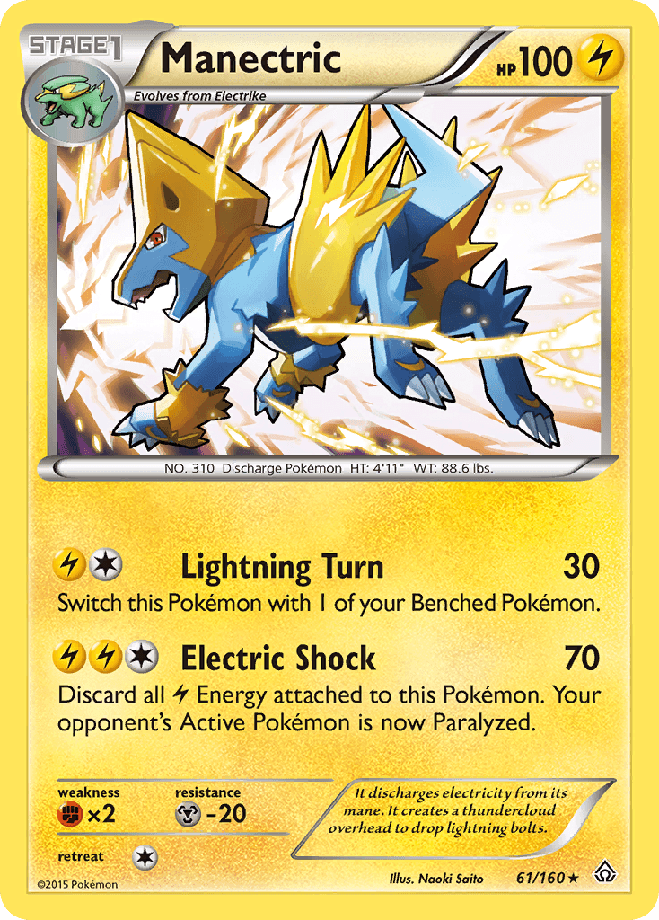 Manectric Primal Clash card