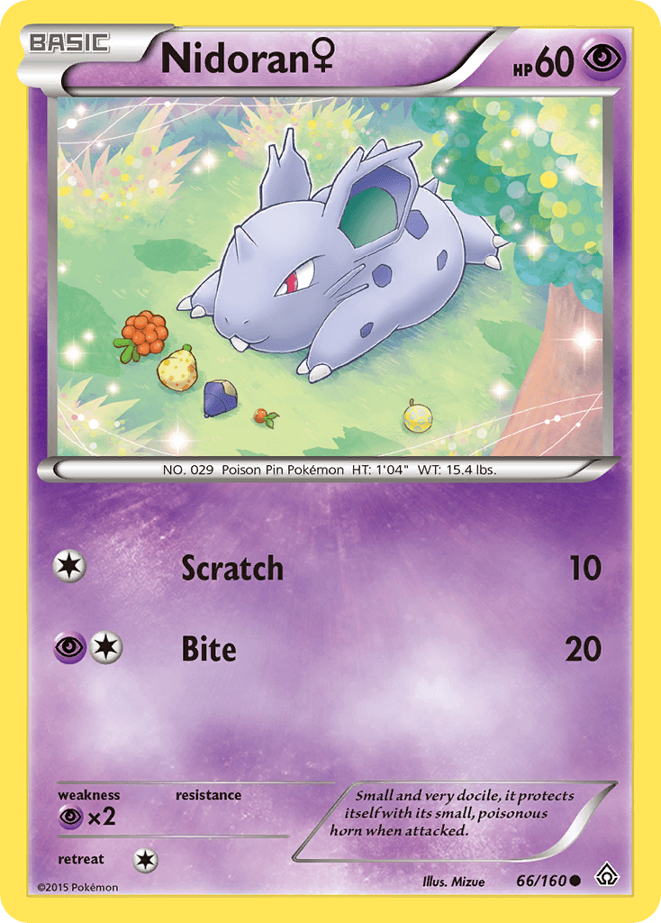 Nidoran ♀ Primal Clash card