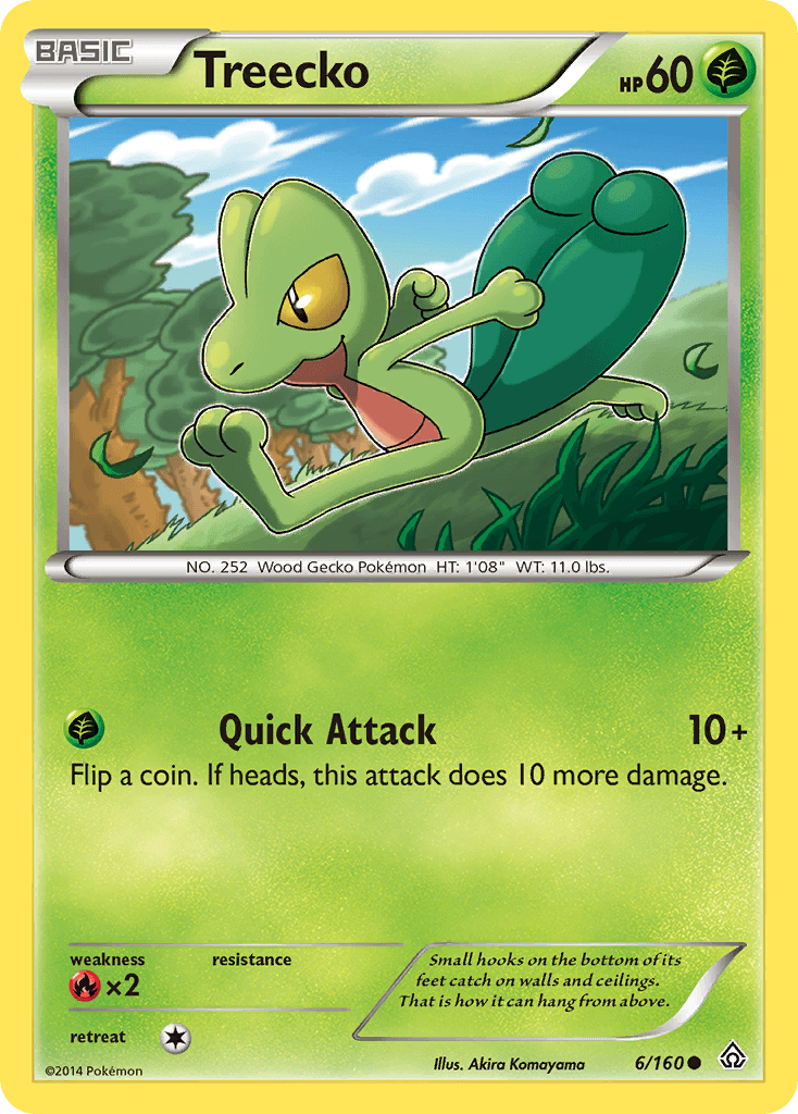 Treecko Primal Clash card