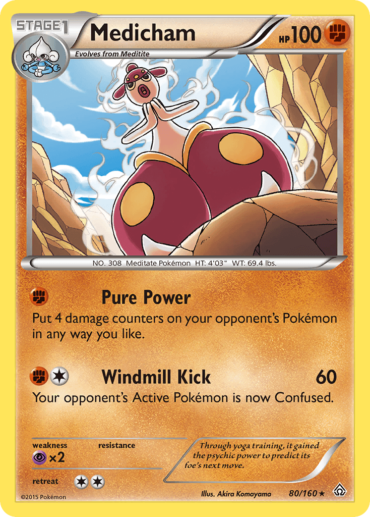 Medicham Primal Clash card