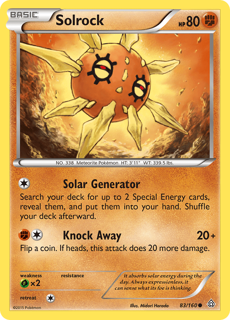 Solrock Primal Clash card