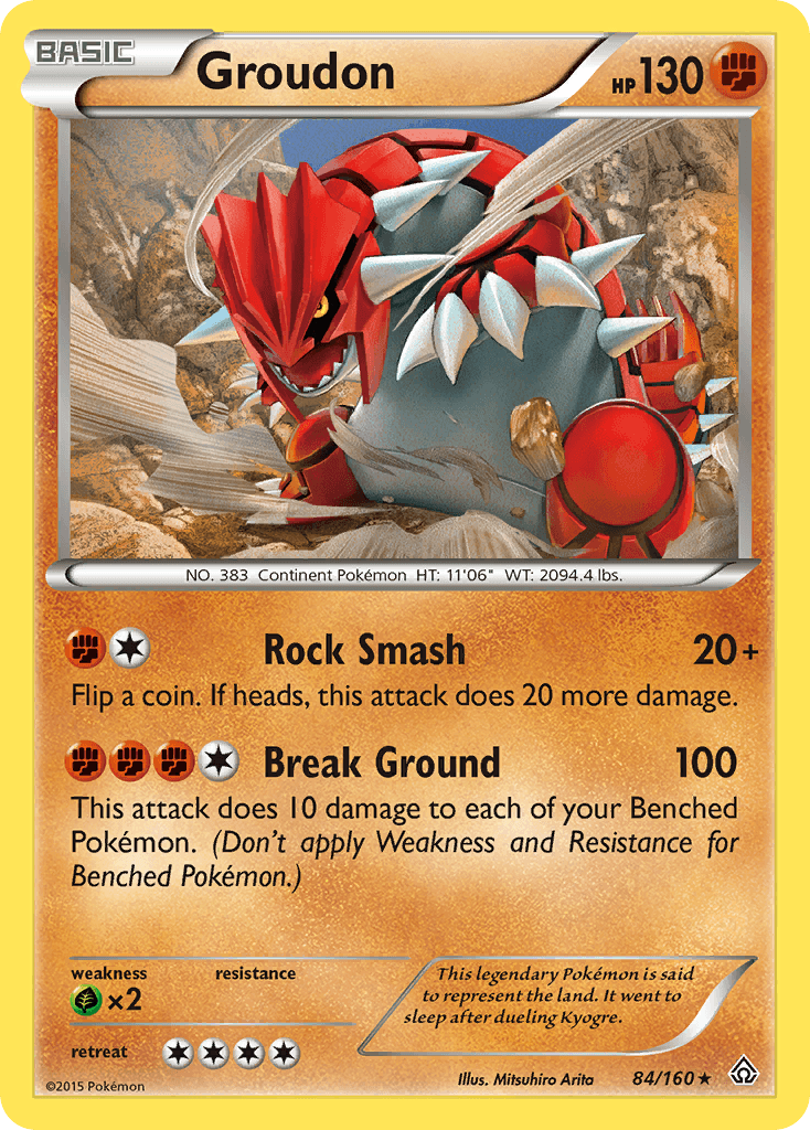 Groudon Primal Clash card