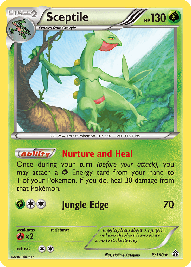 Sceptile Primal Clash card