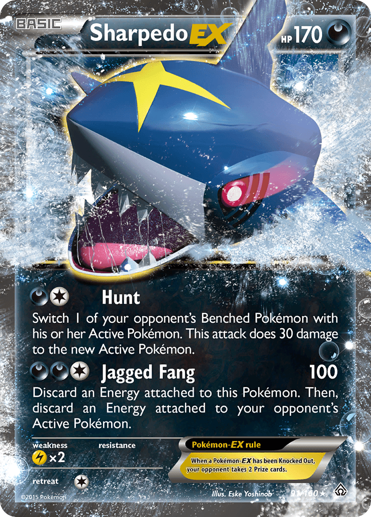 Sharpedo-EX Primal Clash card