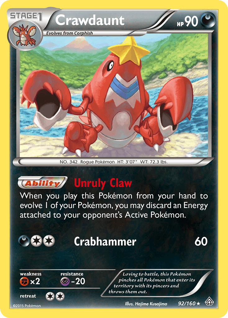Crawdaunt Primal Clash card
