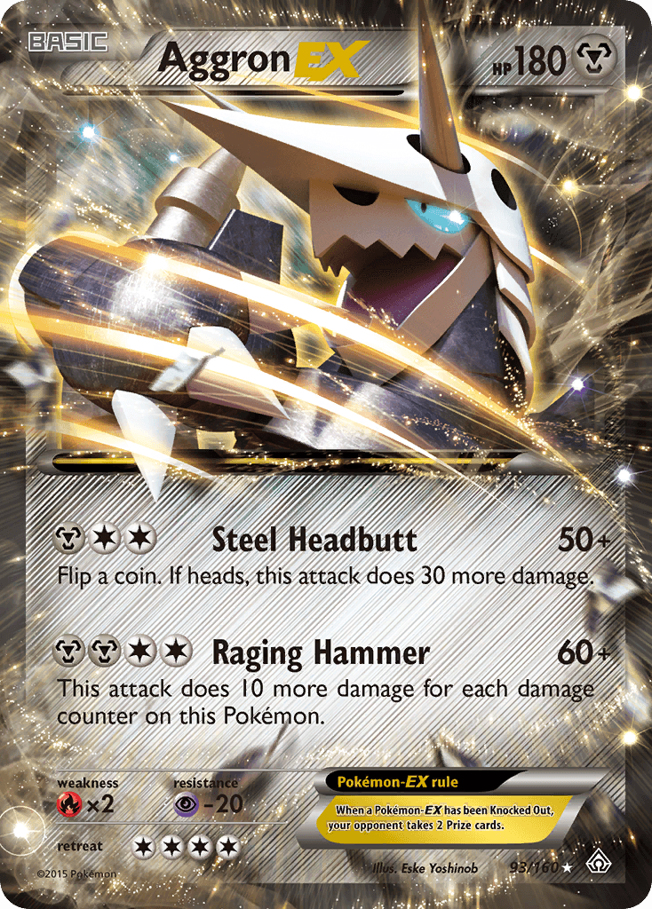 Aggron-EX Primal Clash card