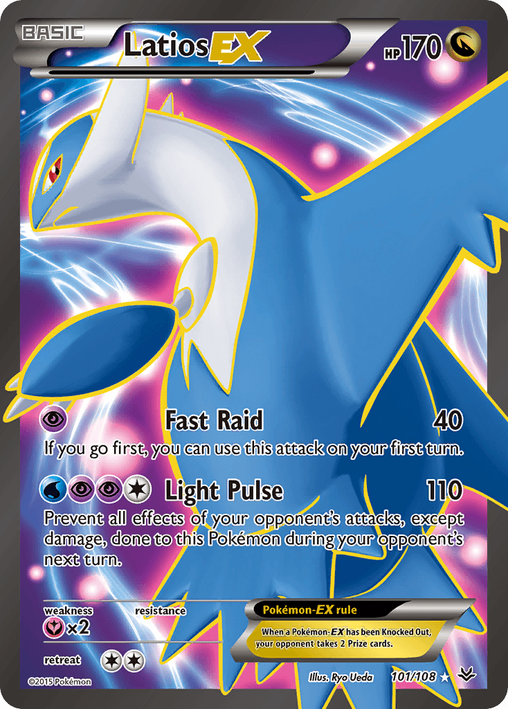 Latios-EX Roaring Skies card