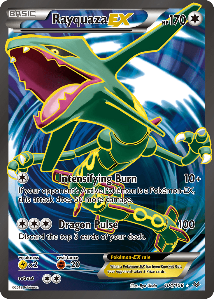 Rayquaza-EX Roaring Skies card