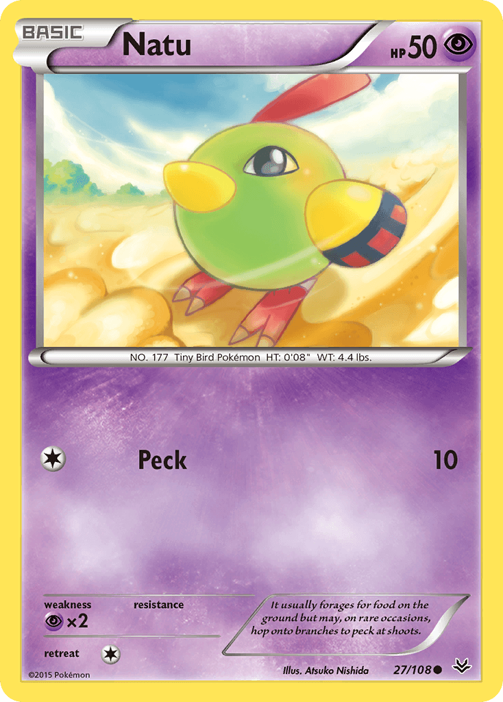 Natu Roaring Skies card
