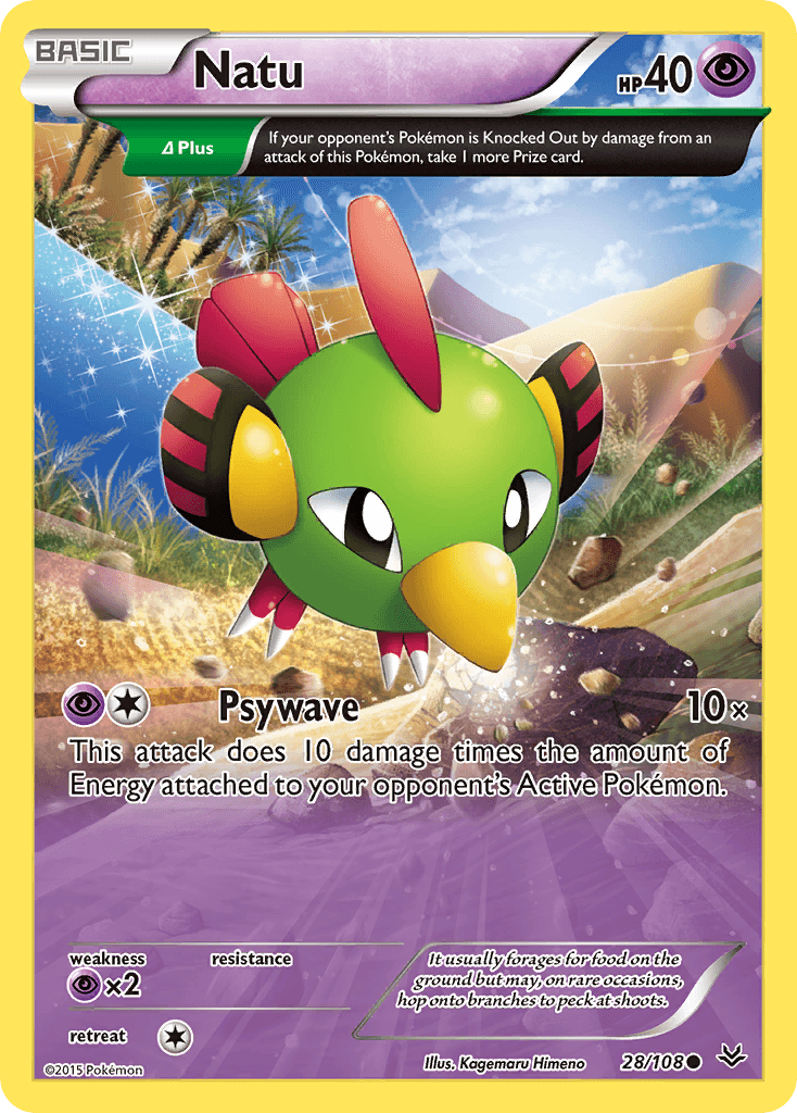 Natu Roaring Skies card