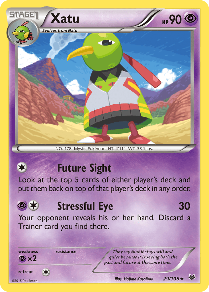 Xatu Roaring Skies card