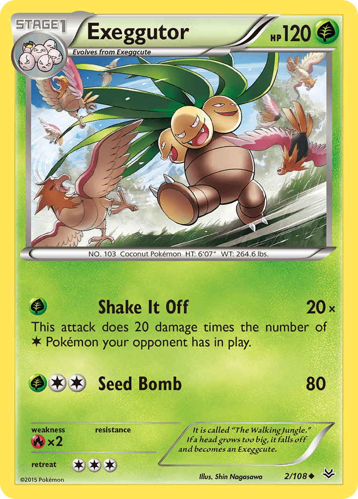 Exeggutor Roaring Skies card