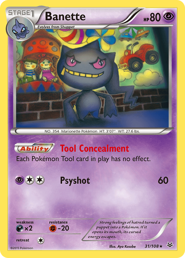 Banette Roaring Skies card