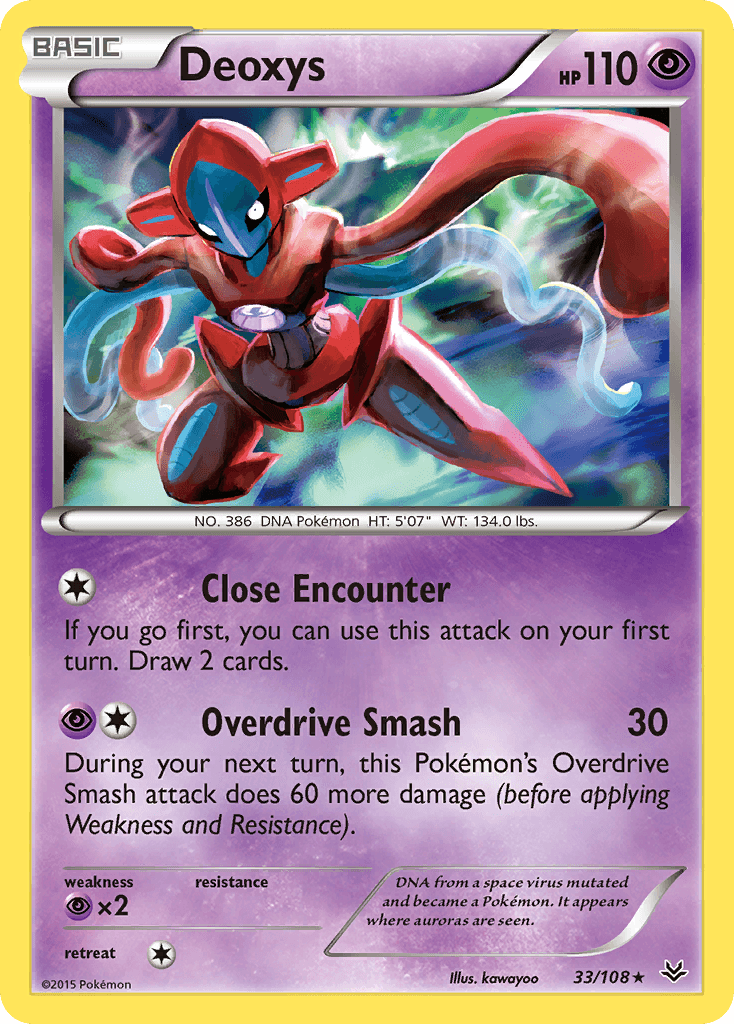 Deoxys Roaring Skies card