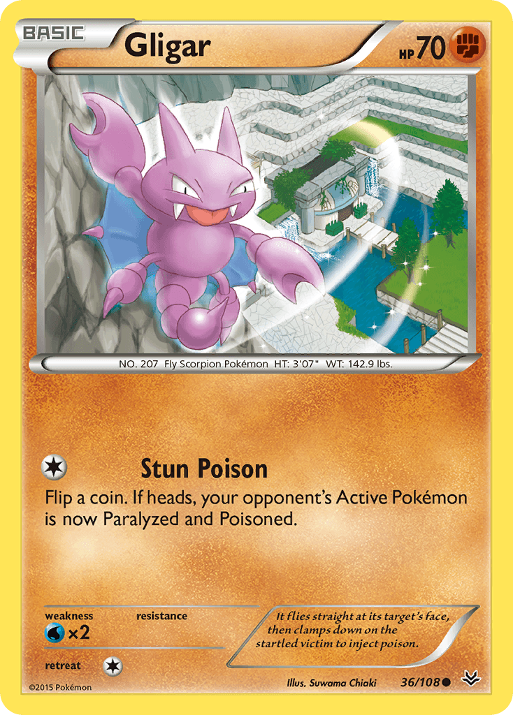 Gligar Roaring Skies card