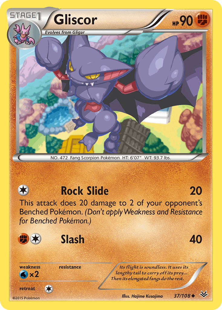 Gliscor Roaring Skies card